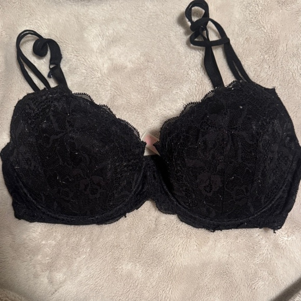 VS Pink || Lightly Lined Convertible Demi (34D)